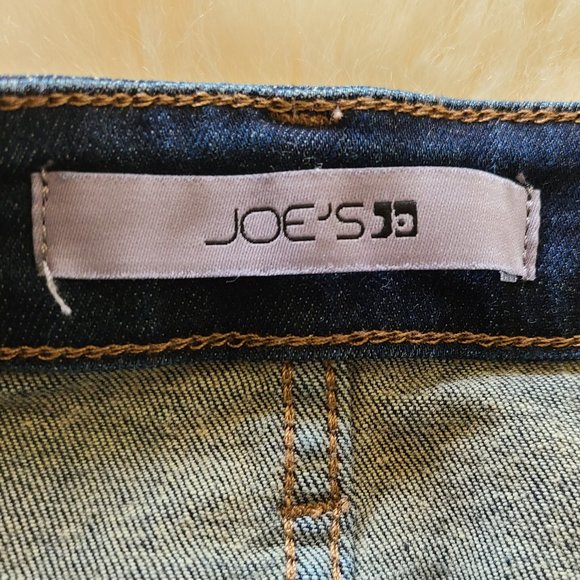 Joe's Jeans High Rise Skinny Ankle Raw Hem Jeans Size 28 - Picture 3 of 8